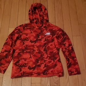 Boys Camo Nike Hoodie.